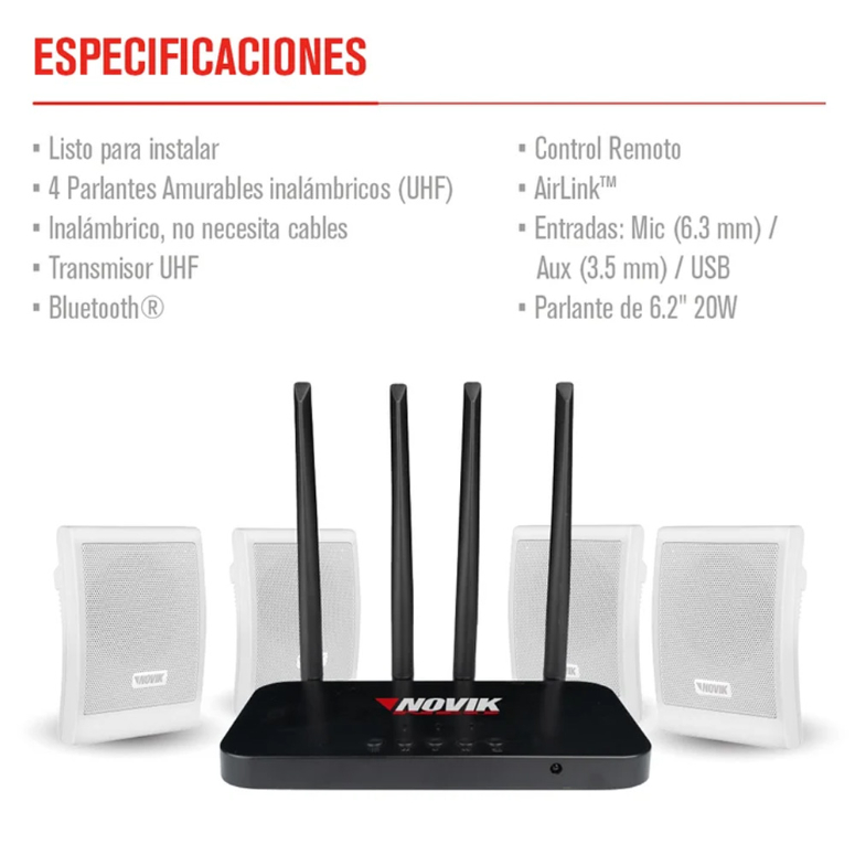 Parlantes De Instalacion Inalambricos AIR MUSIC -4