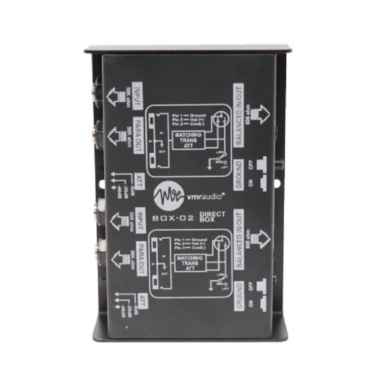 Caja directa doble pasiva BOX-02-2