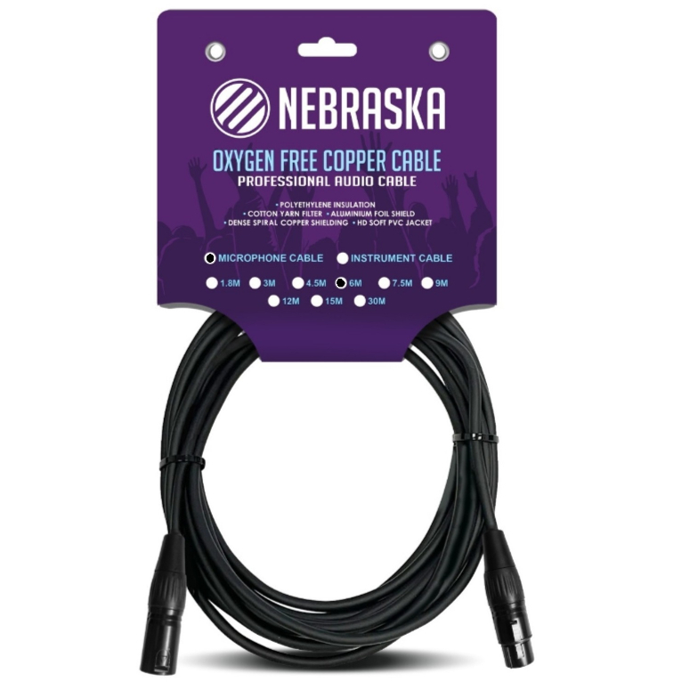 Cable De Microfono de 6 metros MXF 6