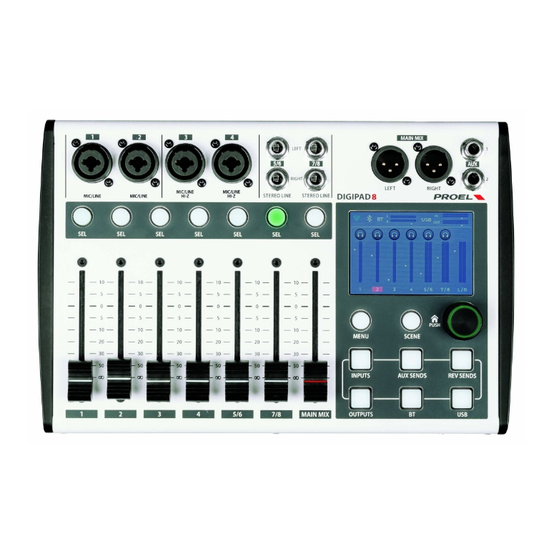 Mezclador Digital DIGIPAD 8
