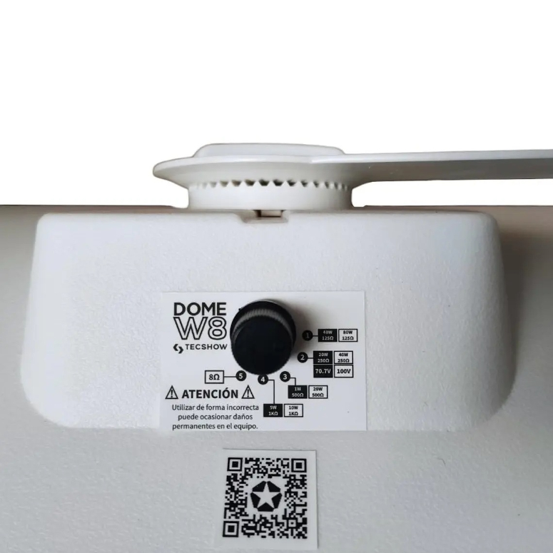 Parlante de instalacion a muro DOME W8W-3