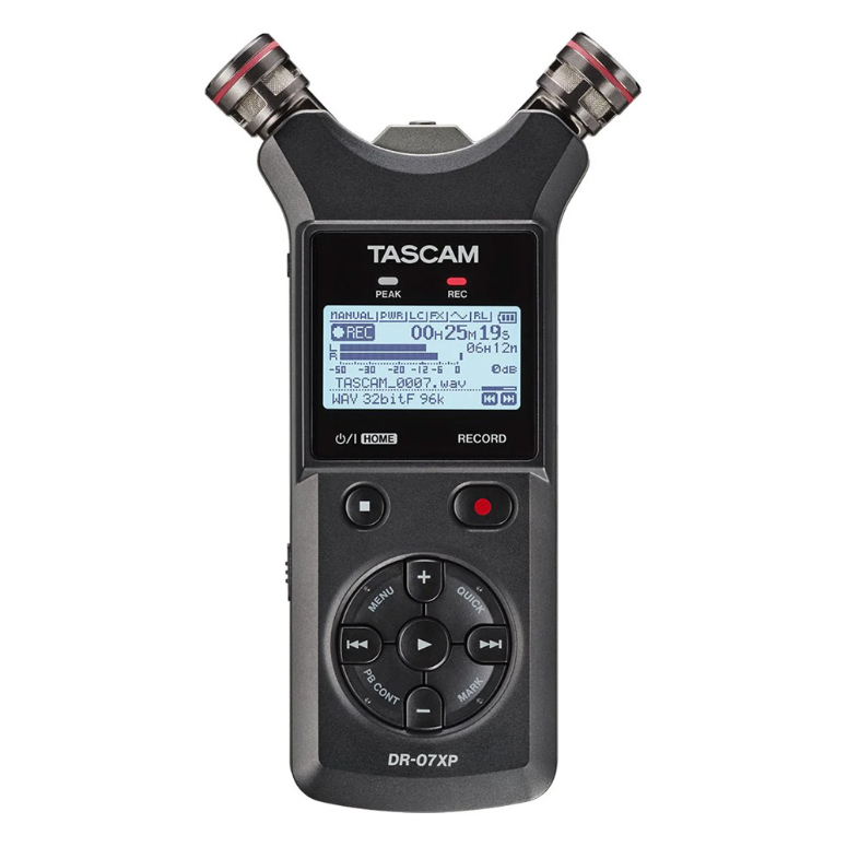 Grabadora Portatil Profesional de 2 canales DR-07XP