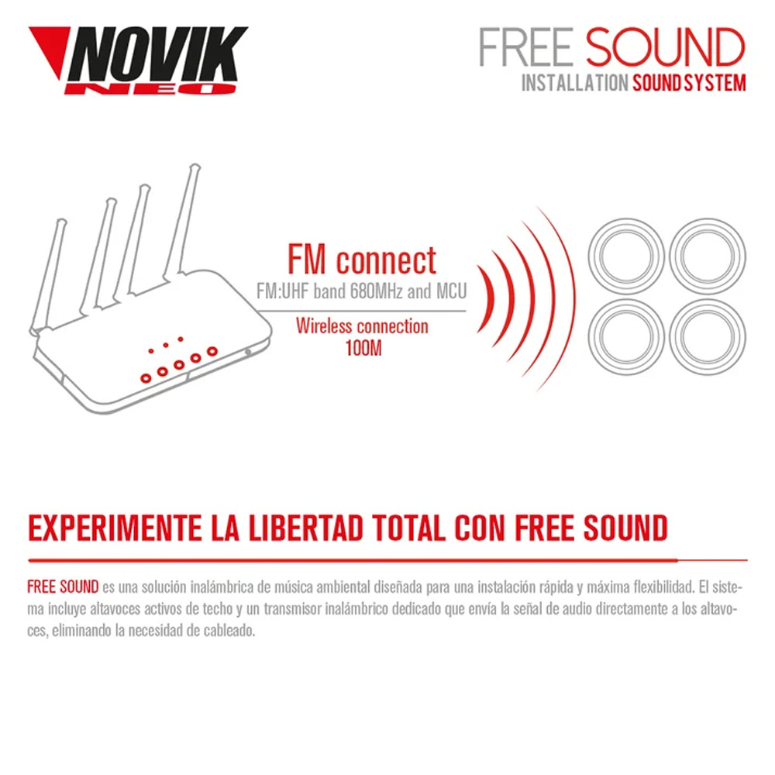 Parlantes De Instalacion Inalambrico a Techo FREESOUND-3
