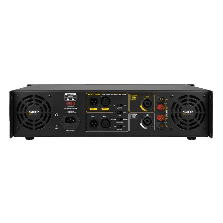 Amplificador De Potencia MAX 1250-2