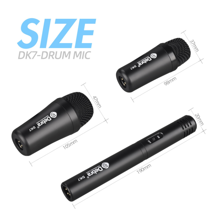 Set de microfonos para bateria DG-7-1