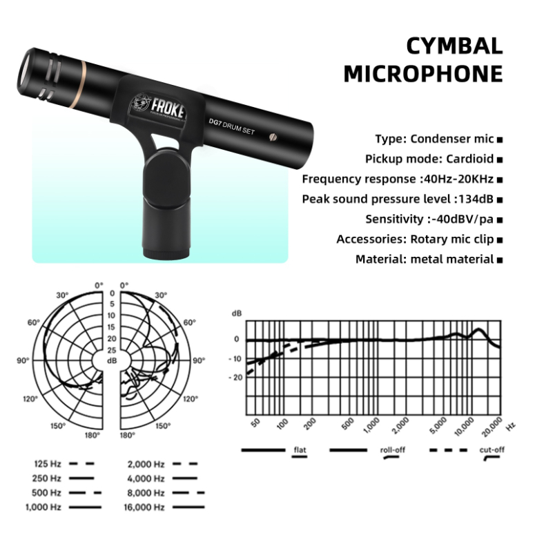 Set de microfonos para bateria DG-7-4