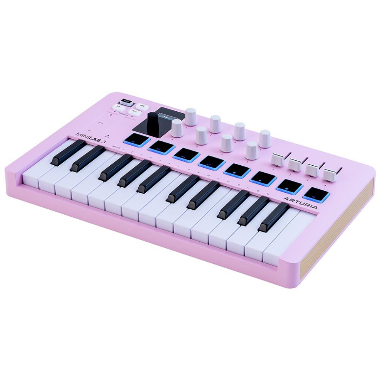 Controlador Midi Minilab 3 Rose Quartz-1