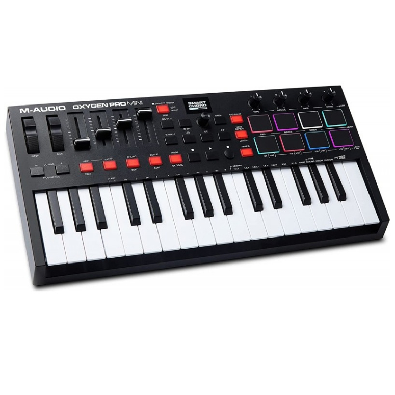 Controlador Midi Oxygen Pro Mini