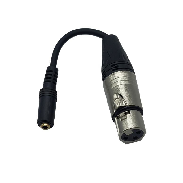 Adaptador XLR hembra a Jack 3.5 mm hembra XLRF