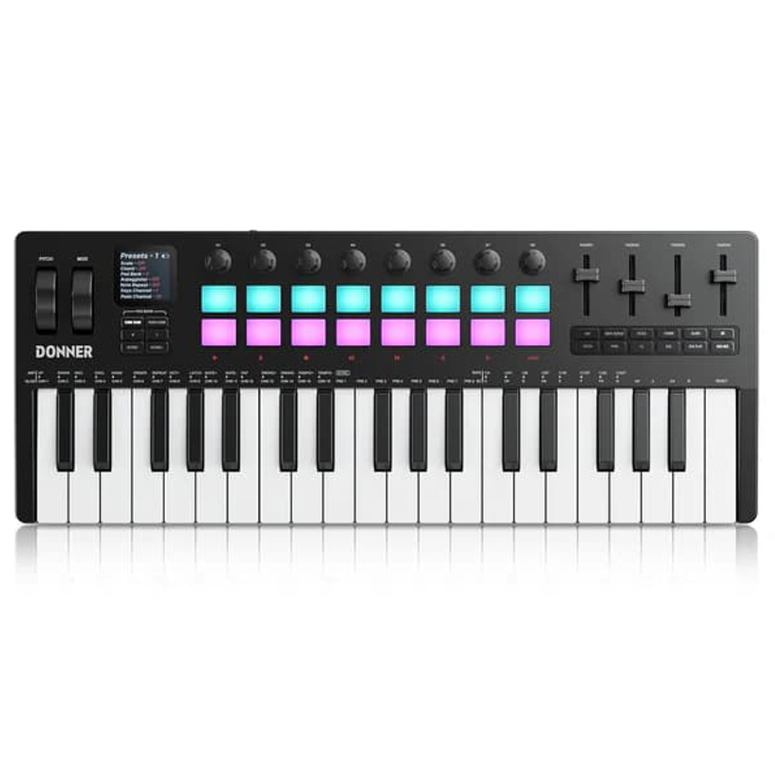 Controlador Midi y sintetizador StarryKey-37 Play