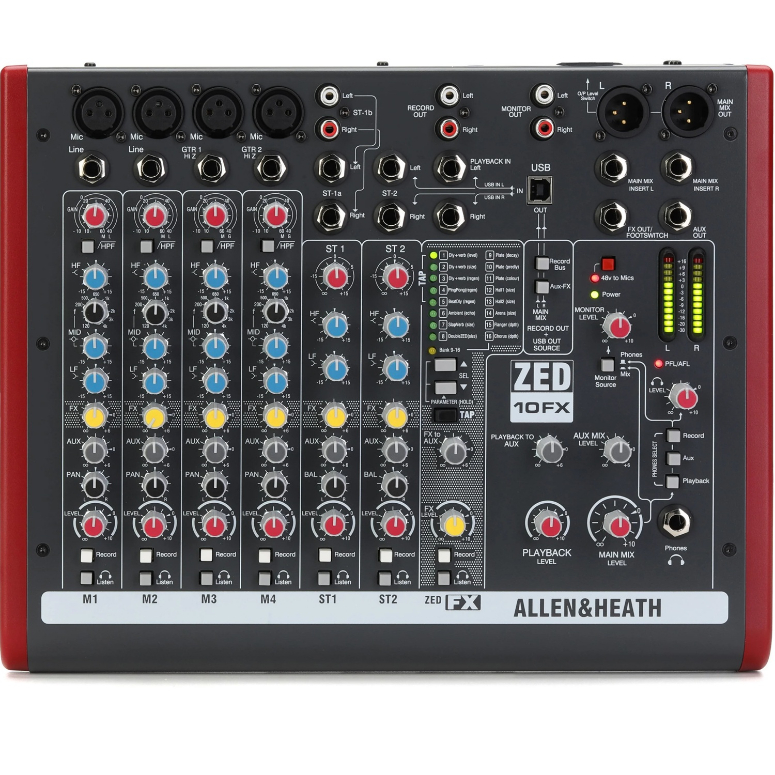 Consola Audio ZED-10FX