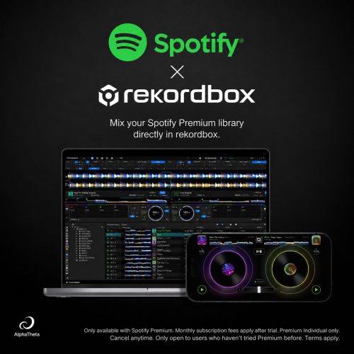 Rekordbox  iOS/Android ahora es compatible con Spotify